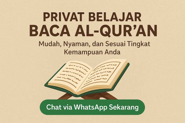 Privat Belajar Baca Al-Qur’an